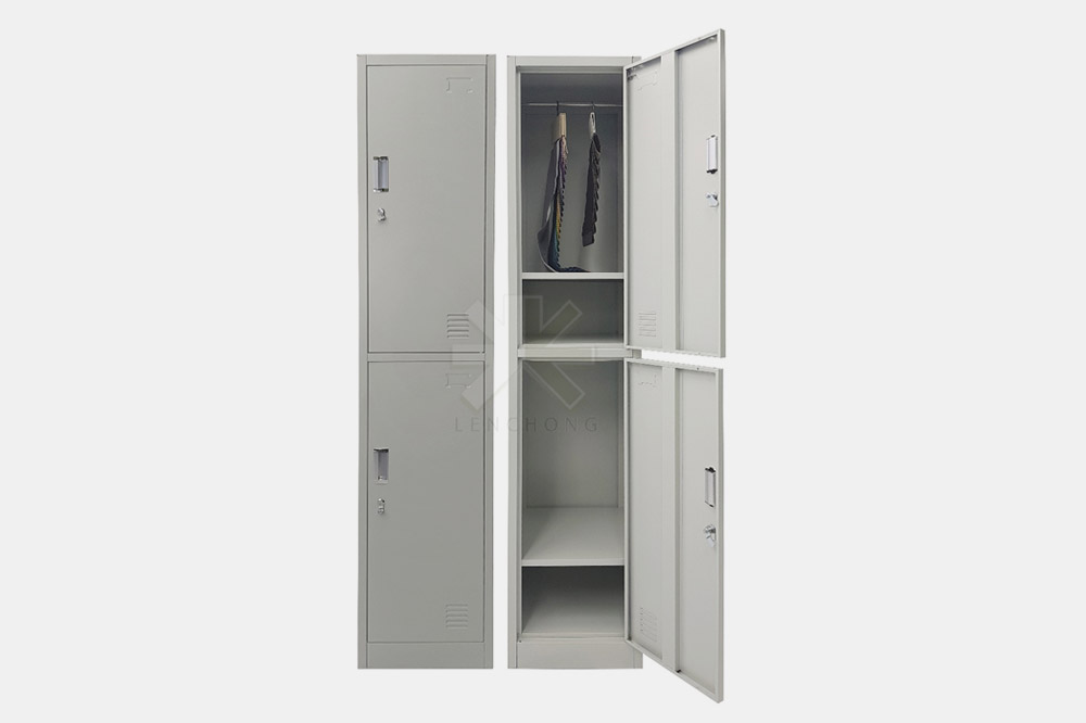 2 compartment clearance steel locker